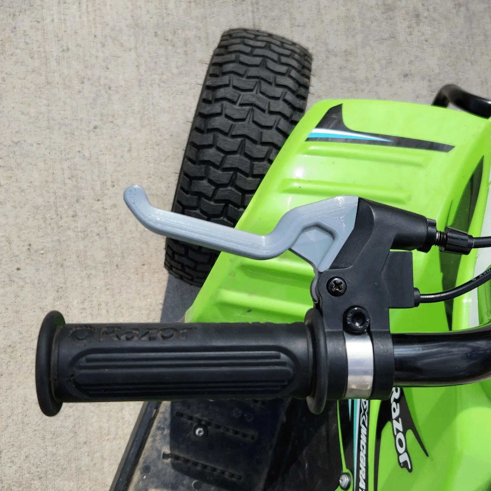 Razor Short-Reach Brake Lever - Black - Right - Image 4